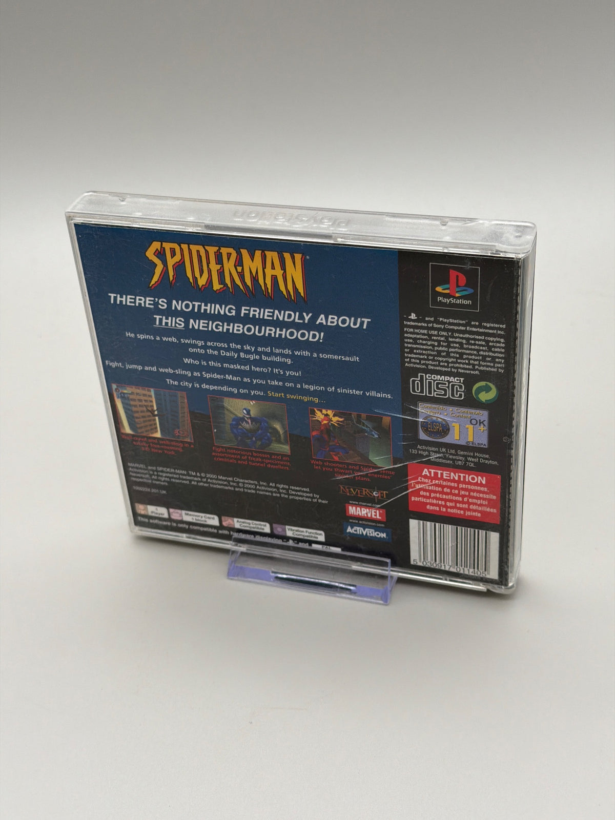Sony Playstation - Spider-Man (TESTED)
