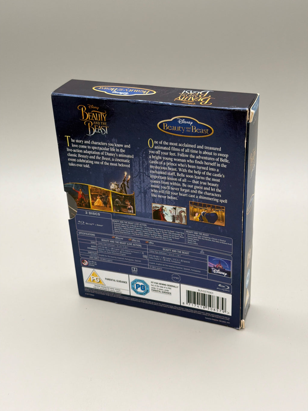 Beauty and The Beast Live Action/Animated Doublepack [Blu-ray] [2017]
