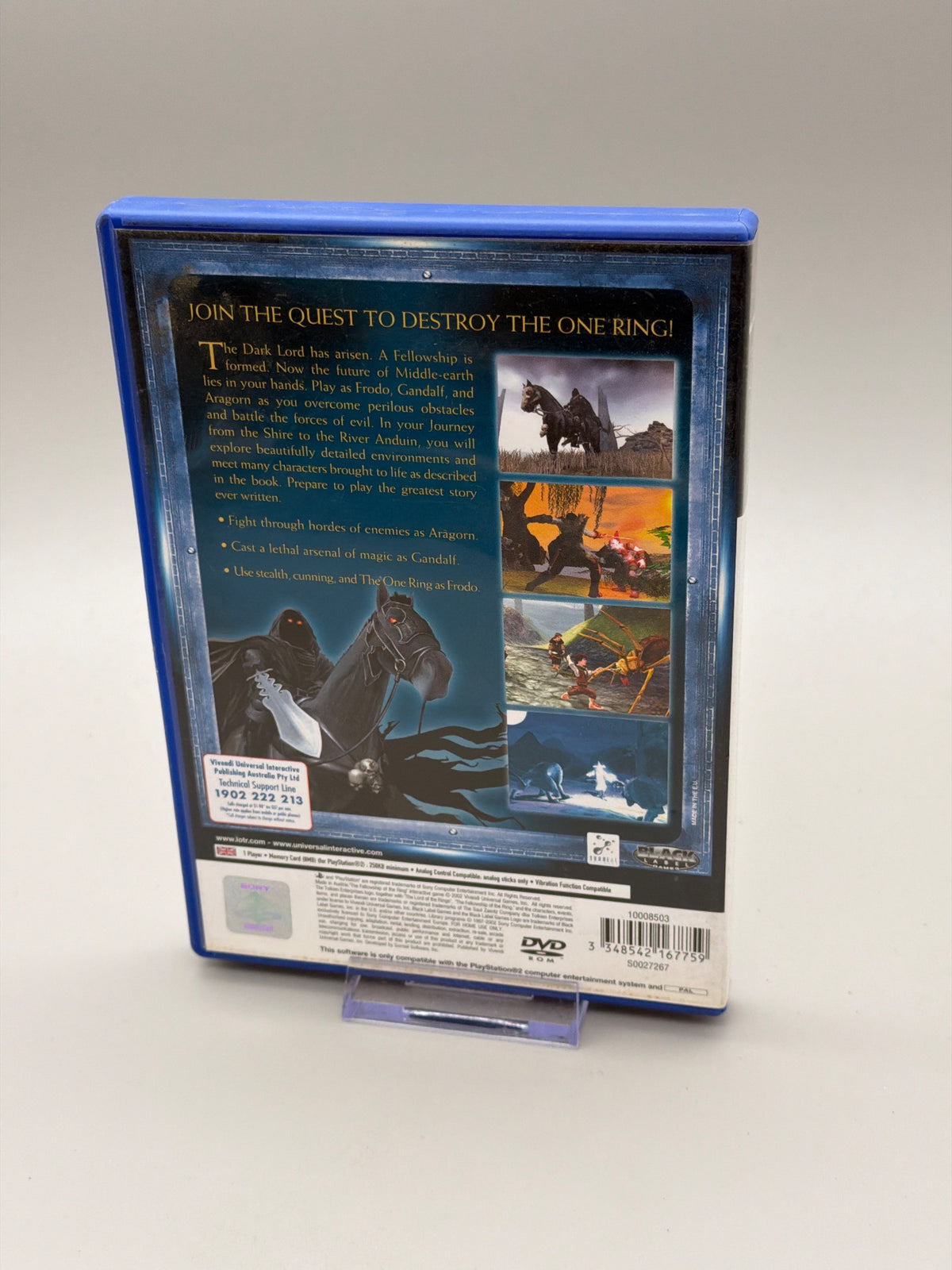 Lord of the Rings: The Fellowship of the Ring (PS2) (TESTED)