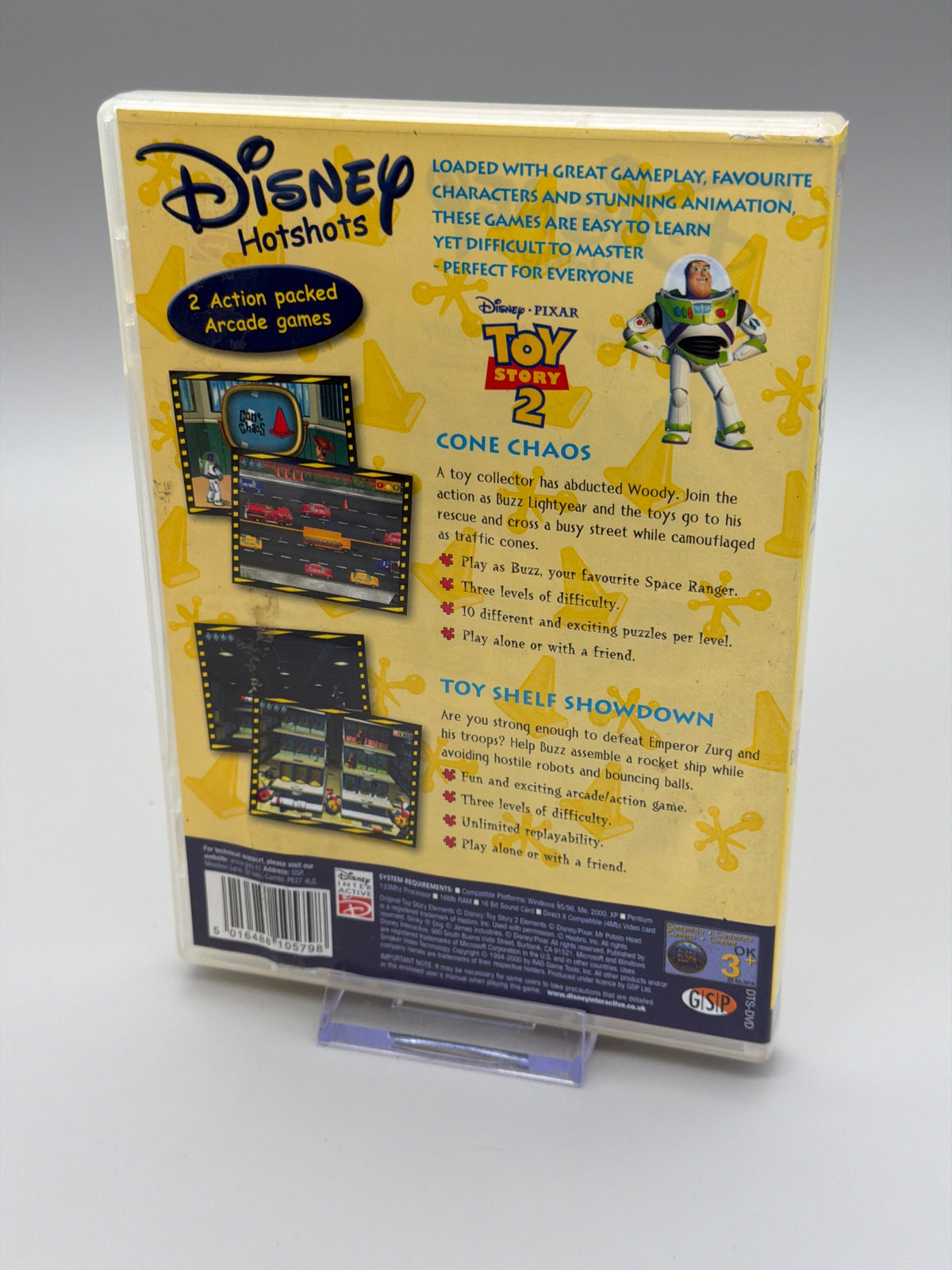 Disney Hotshots Toy Story 2 - 2 Action Packed Arcade Games - Pc Game -