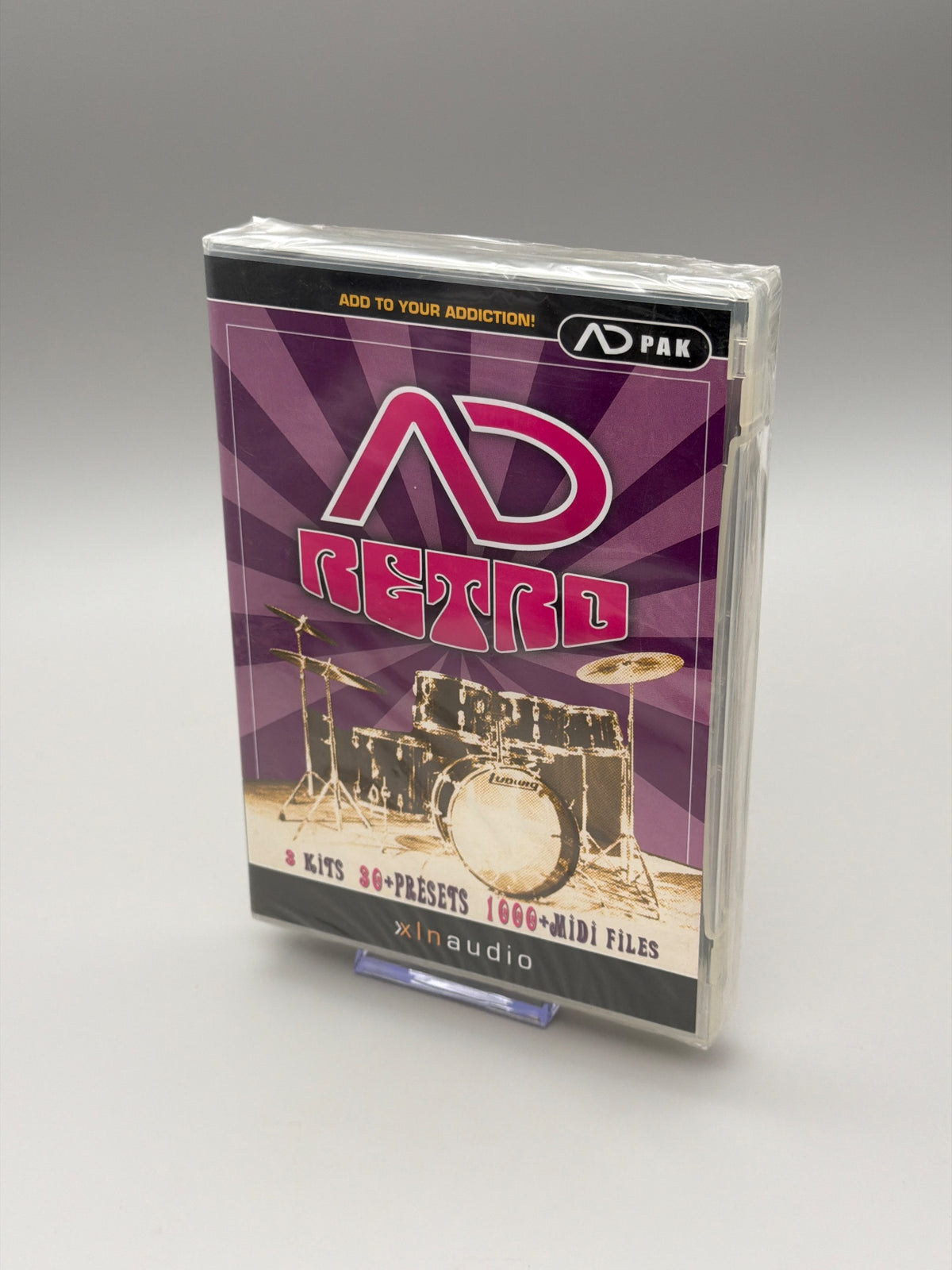 Addictive Drums: AD Retro - 3 Kits, 30+ Presets, 1,000+ Midi Files
