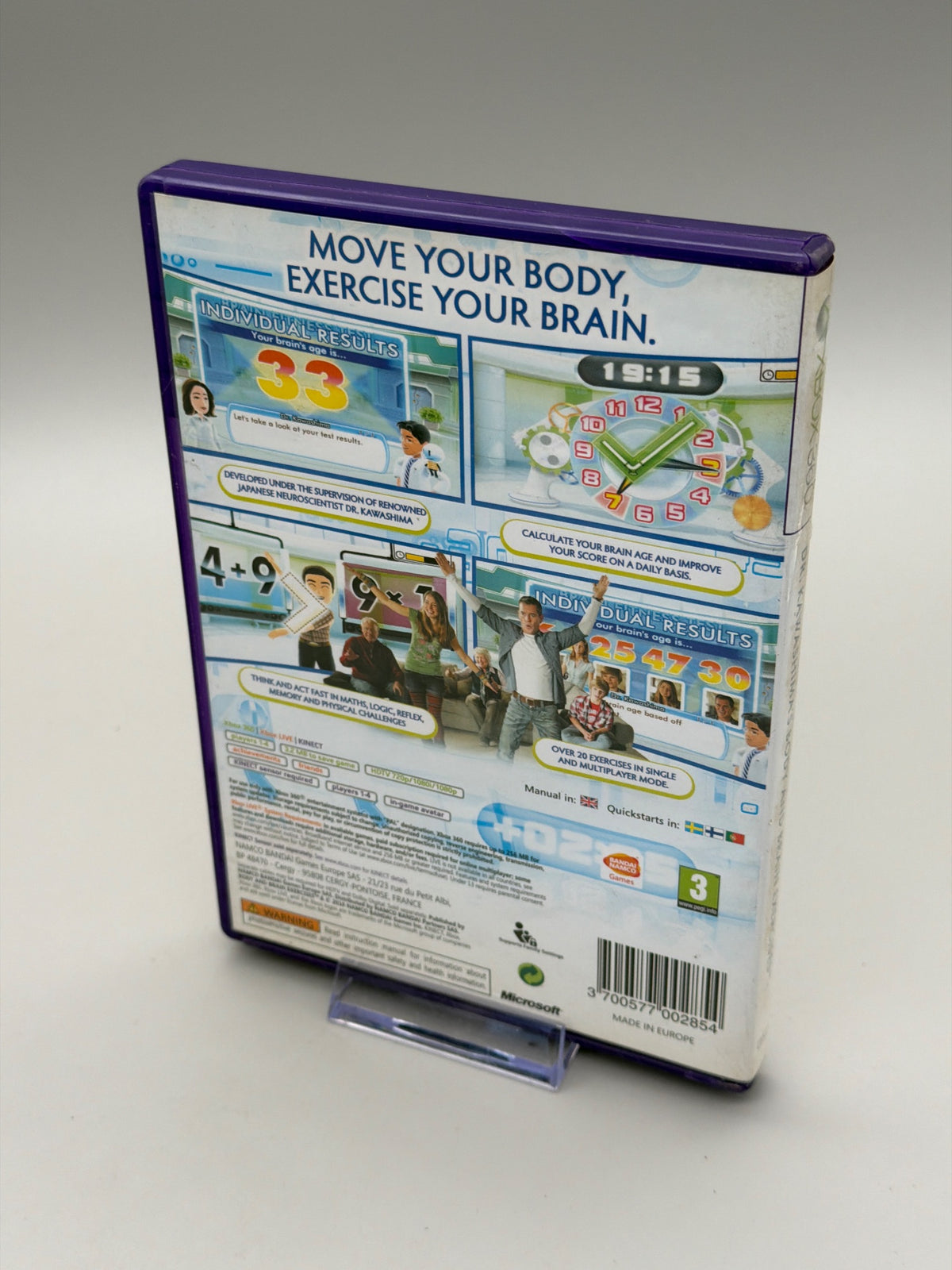 Dr Kawashima S Brain And Body Exercises For Kinect (xbox 360)