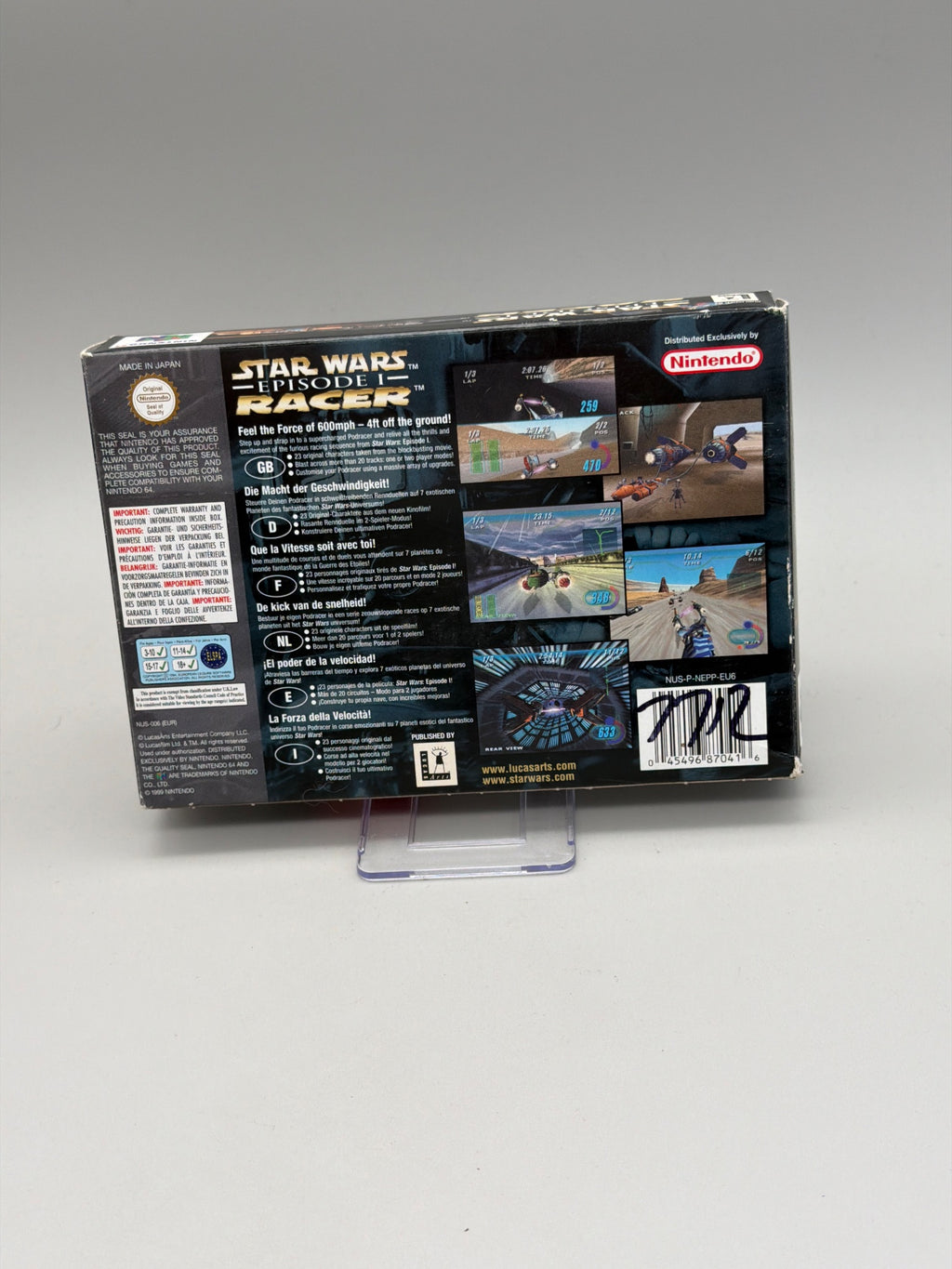 Nintendo 64 - Star Wars Episode I: Racer (N64 Tested)
