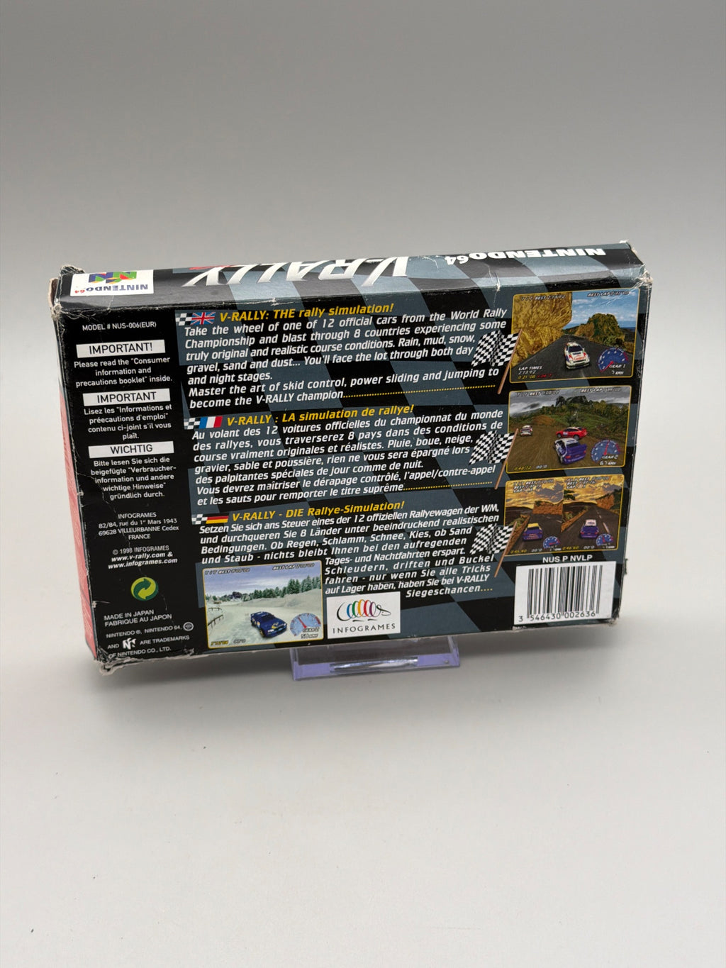 V-Rally Edition 99 Boxed (Nintendo 64)