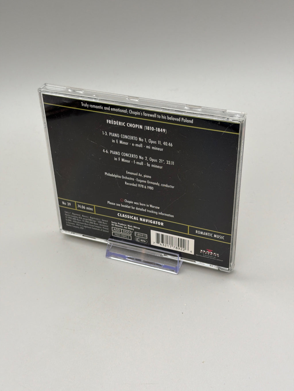 Chopin: Piano Concertos 1+2