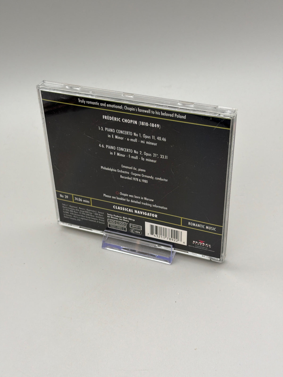 Chopin: Piano Concertos 1+2