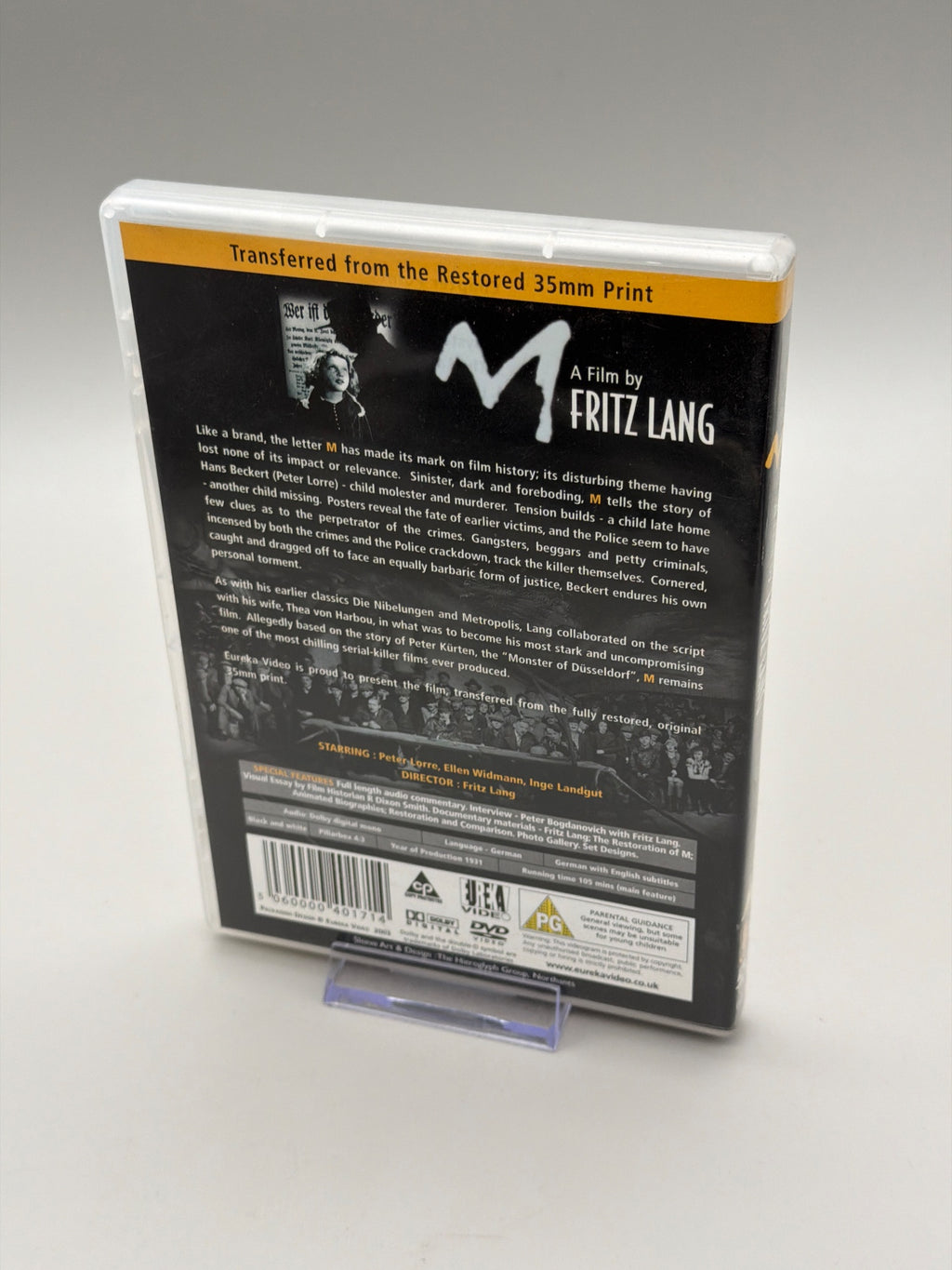 M a Film by Fritz Lang (DVD)