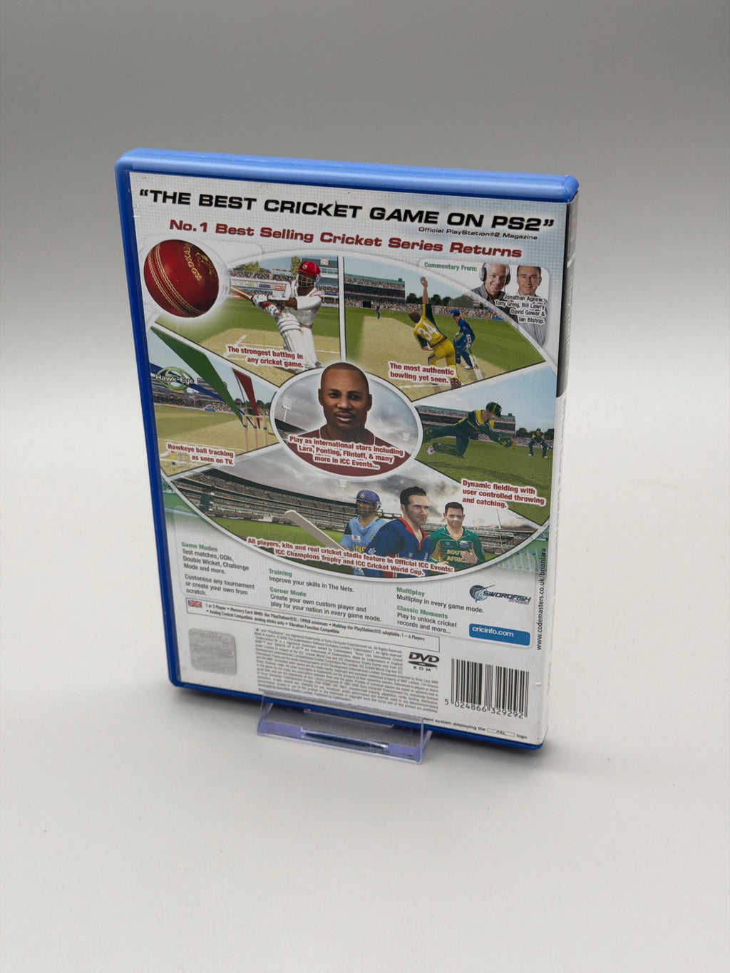 Brian Lara International Cricket 2005 (ps2) (TESTED)
