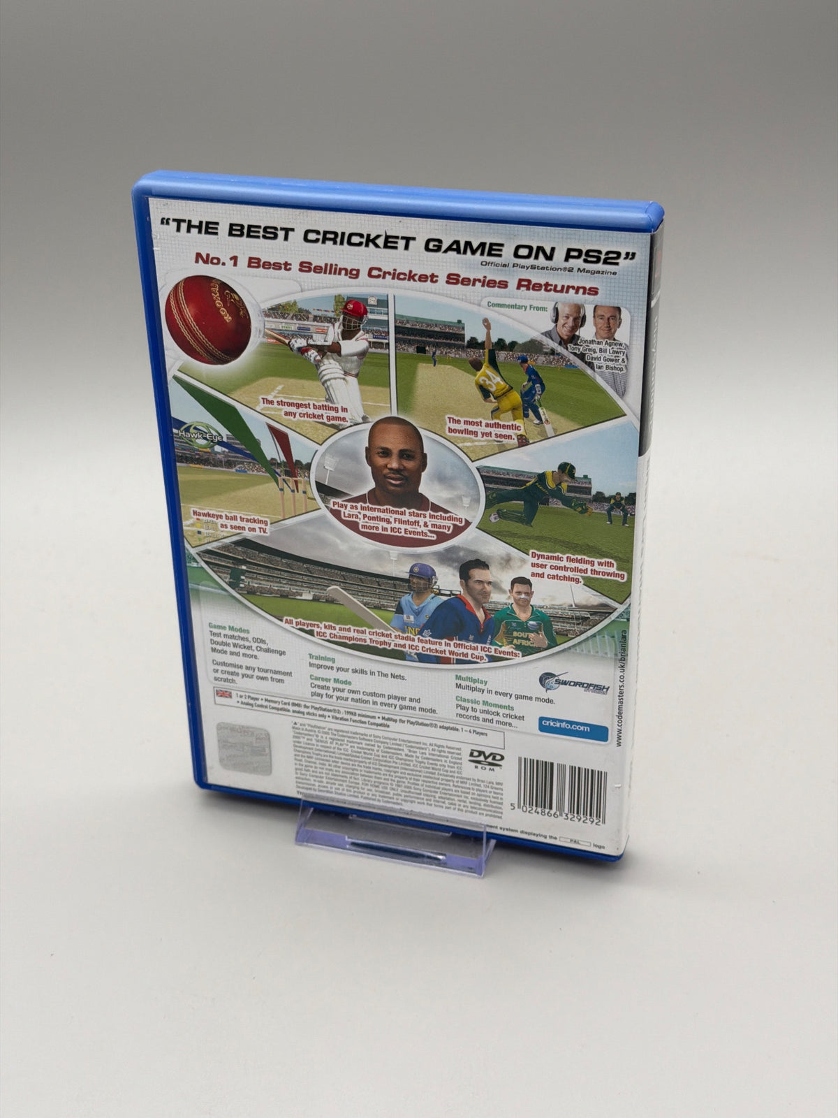 Brian Lara International Cricket 2005 (ps2) (TESTED)