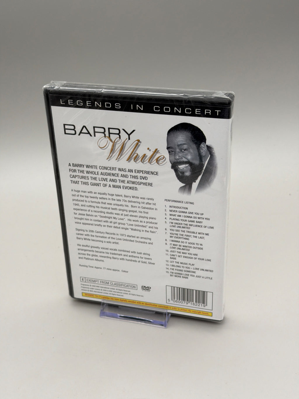 Barry White Larger Than Life Legends In Concert