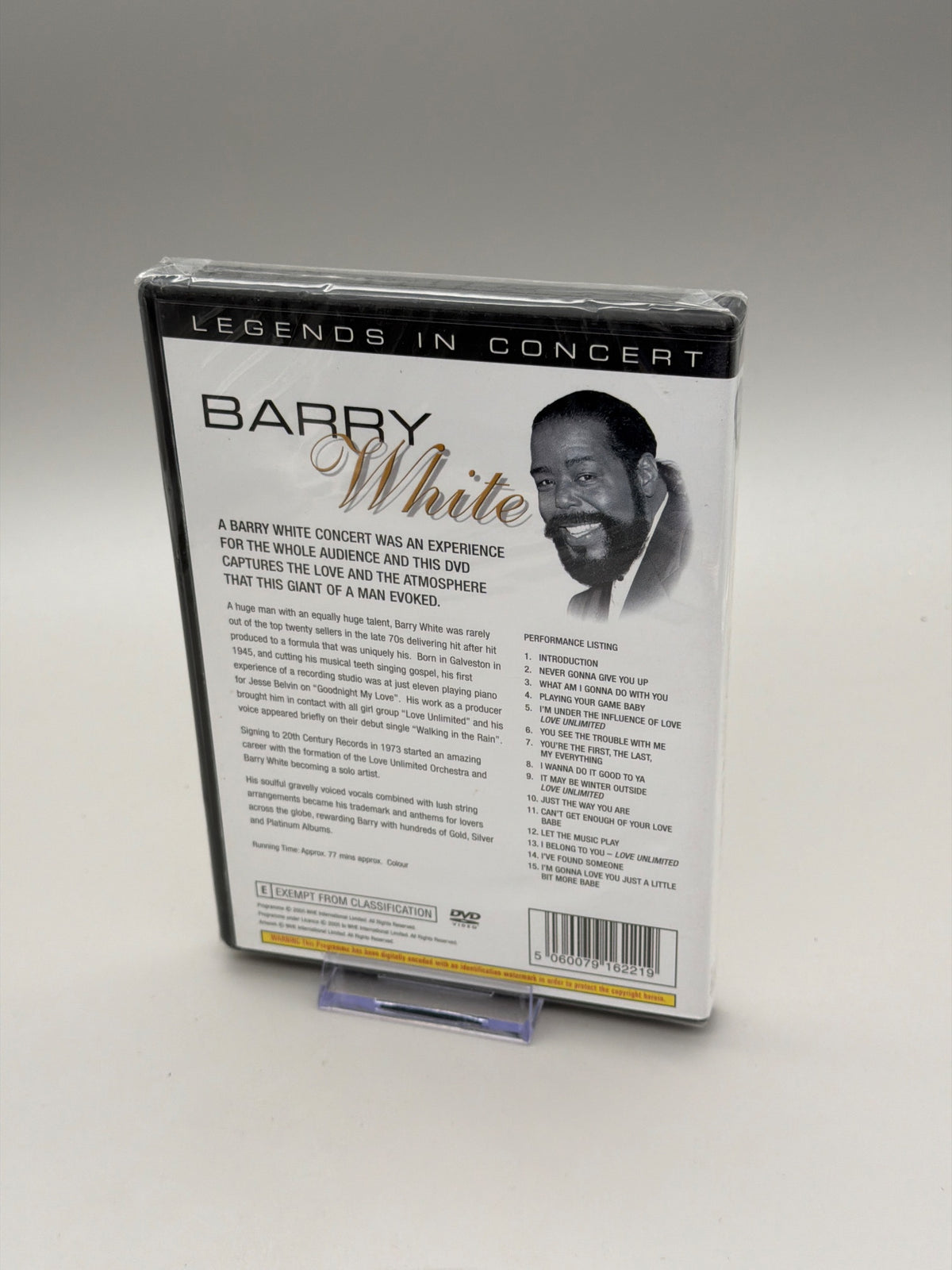 Barry White Larger Than Life Legends In Concert