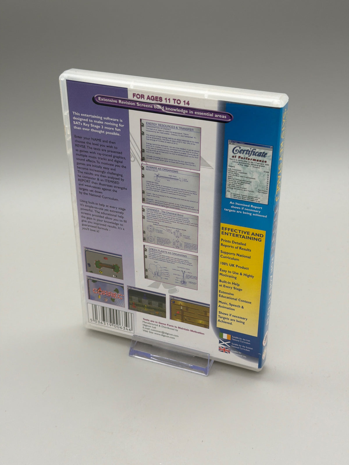 Science Key Stage 3 11-14 Years [new & Sealed] - (PC) Windows 98