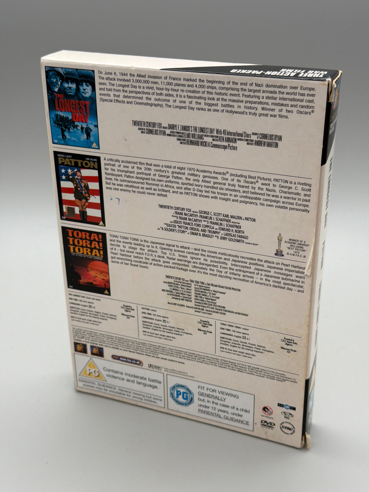 Classic War Triple Pack 2 - The Longest Day/Patton/Tora!