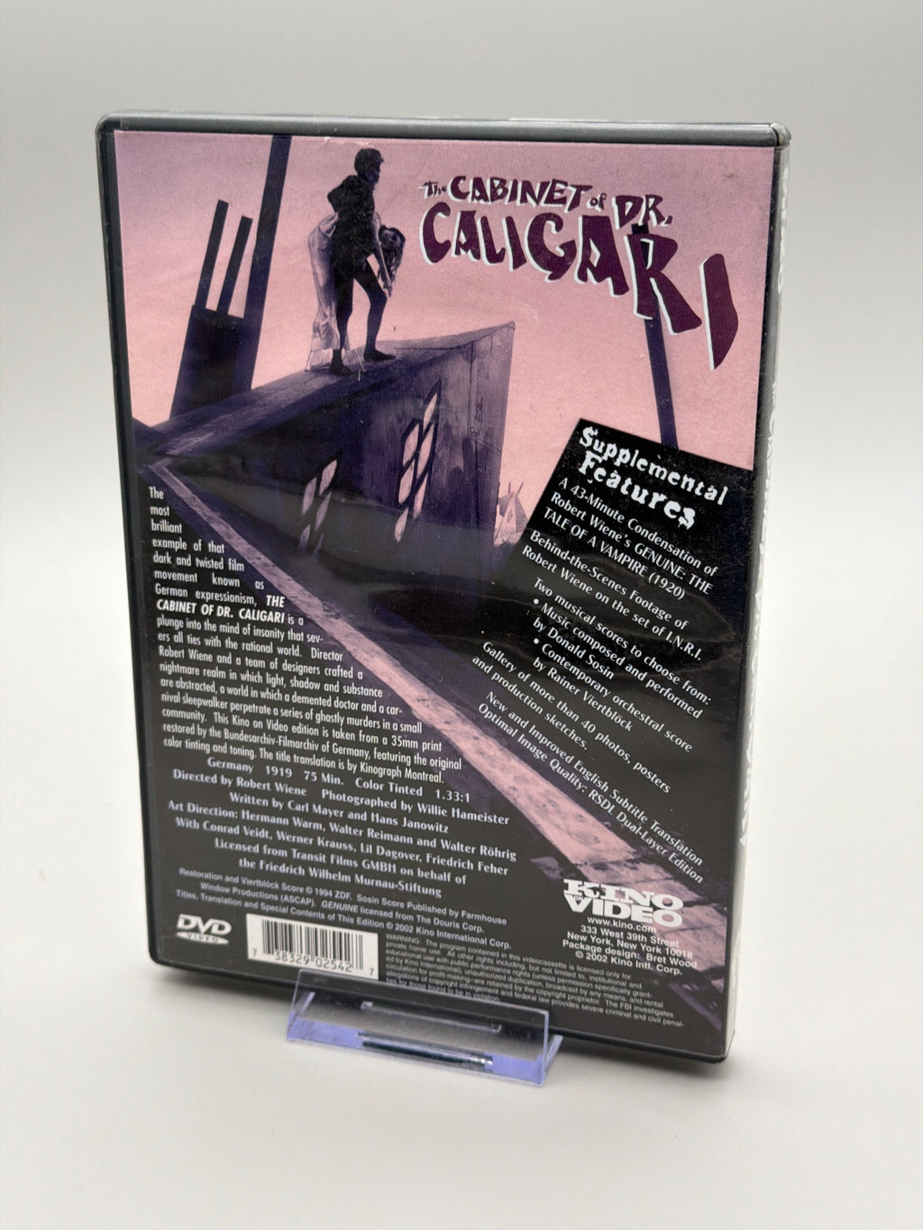 The Cabinet of Dr. Caligari [DVD] [1920]